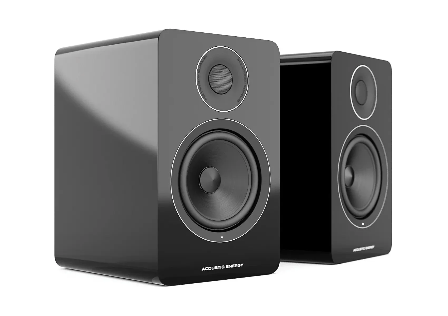 Acoustic Energy AE1 Active Piano Black Speakers - Image 4
