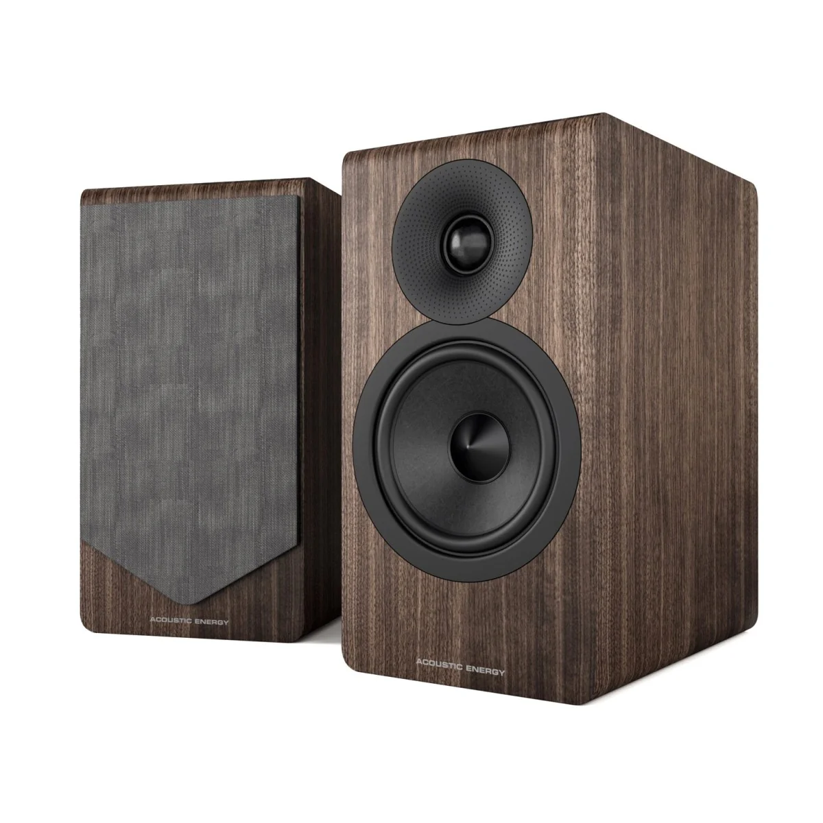 Acoustic Energy AE300 MKII Standmount Speakers Pair Walnut Veneer