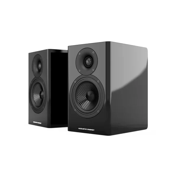 Acoustic Energy AE500 Standmount Speakers (Pair) Piano Gloss Black - Image 2