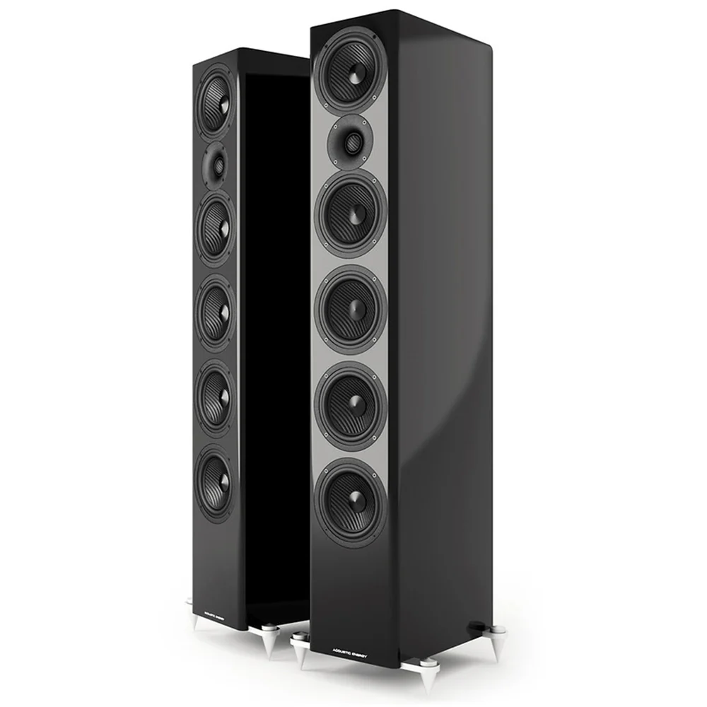 Acoustic Energy AE520 Floorstanding Speakers Pair Piano Gloss Black