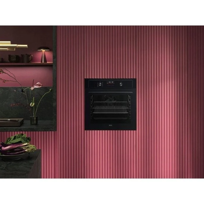 AEG 3000 Series BPX535A61B Air Fry Electric Single Built in Oven with Retractable Dials in Black - Image 6