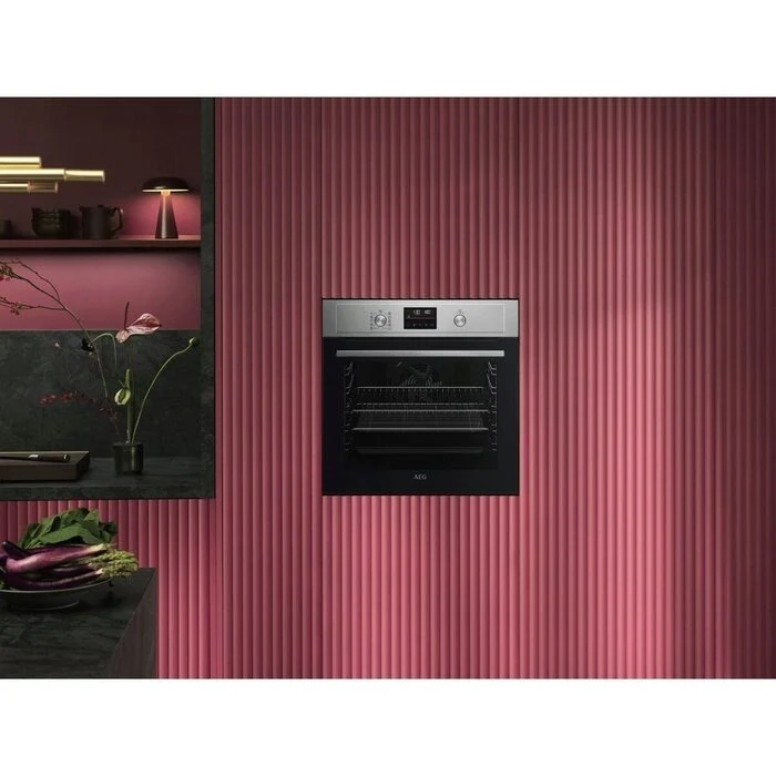 AEG 3000 Series BPX535A61M Air Fry Electric Single Built in Oven with Retractable Dials in Stainless Steel - Image 5