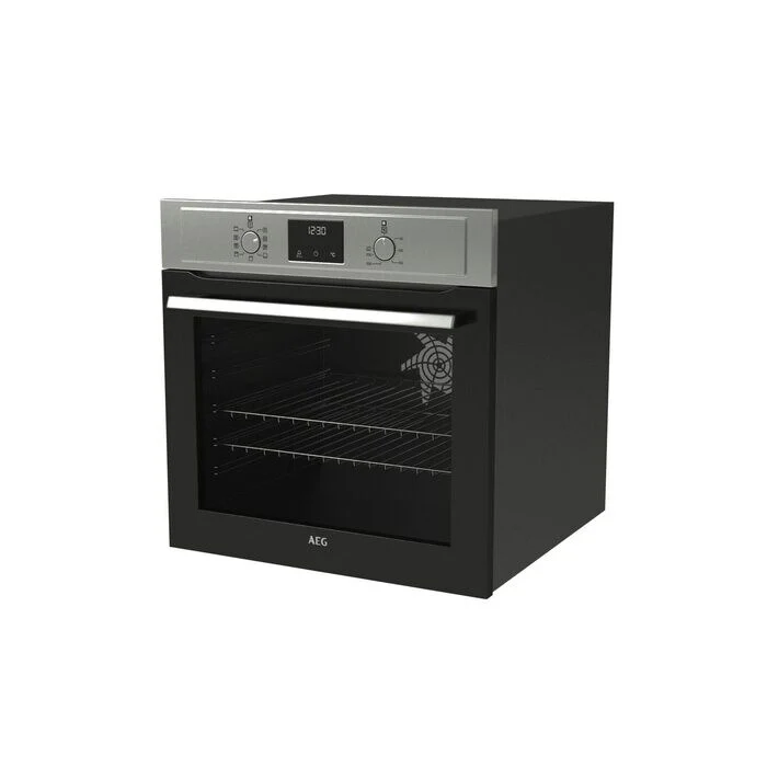 AEG 3000 Sreies BEX33501EM Surround Cook Electric Single Built in Oven with Retractable Dials in Stainless Steel - Image 5