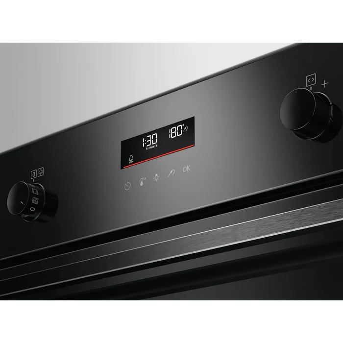 AEG 6000 BPK556260B SteamBake Pyrolytic Built-In Electric Single Oven Black - Image 6