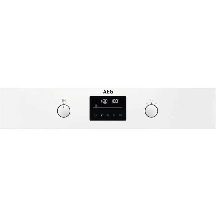 AEG 6000 Series BEB335061W Surround Cook Electric Single Built in Oven with Retractable Dials in White - Image 3