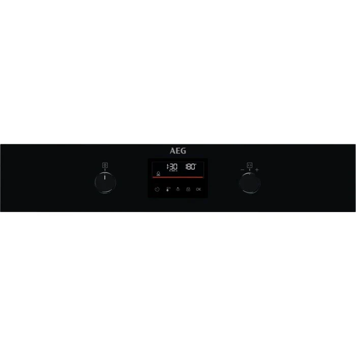 AEG 6000 Series BPK355061B Steam Bake Electric Single Built in Oven with Retractable Dials in Black - Image 4