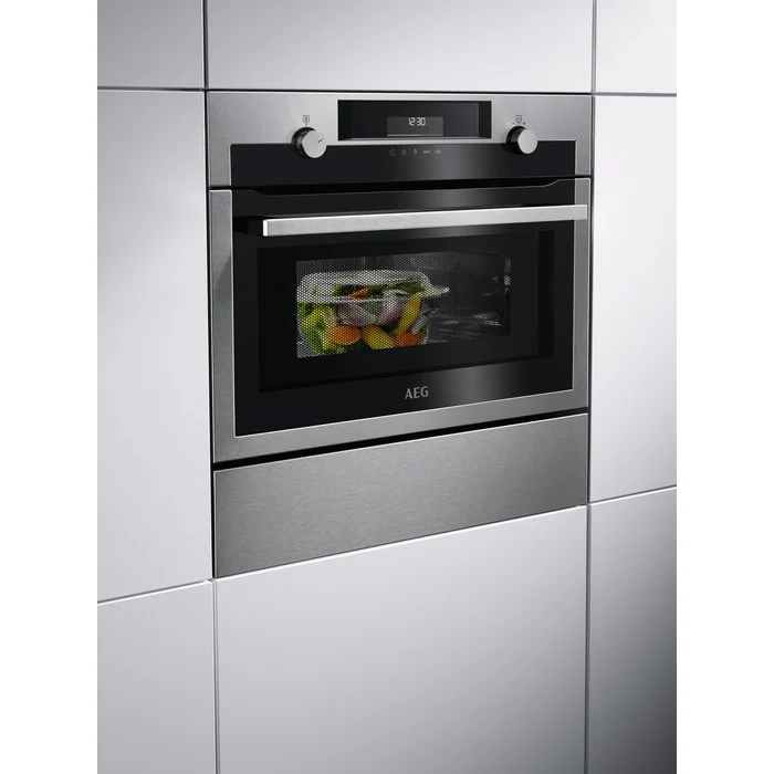 AEG 6000 Series KME525860M Solo Microwave & Grill Compact Built in Microwave Oven Stainless Steel - Image 6