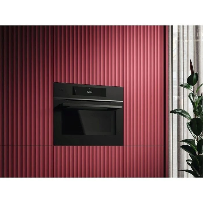 AEG 9000 Series TK9NK821T Compact Built in Microwave Combination Oven Black - Image 8