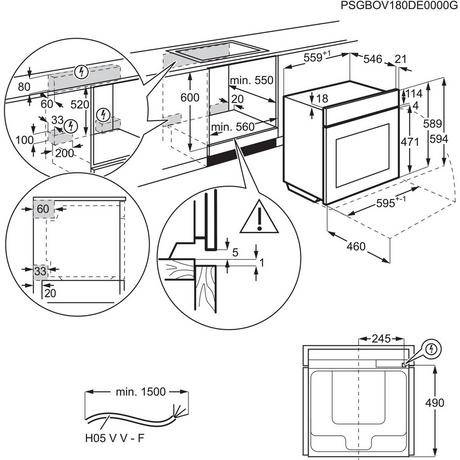 AEG BSE782380M 59.5cm Built In Electric Single Oven Anti Fingerprint Stainless Steel - Image 9