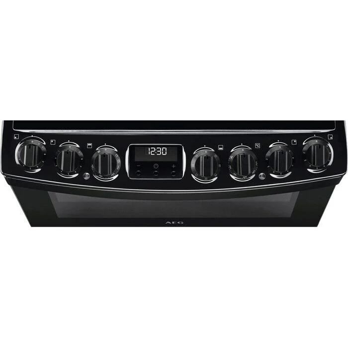 AEG CCB6741ACB Steam Bake 60cm Freestanding Electric Cooker with Ceramic Hob in Black - Image 3