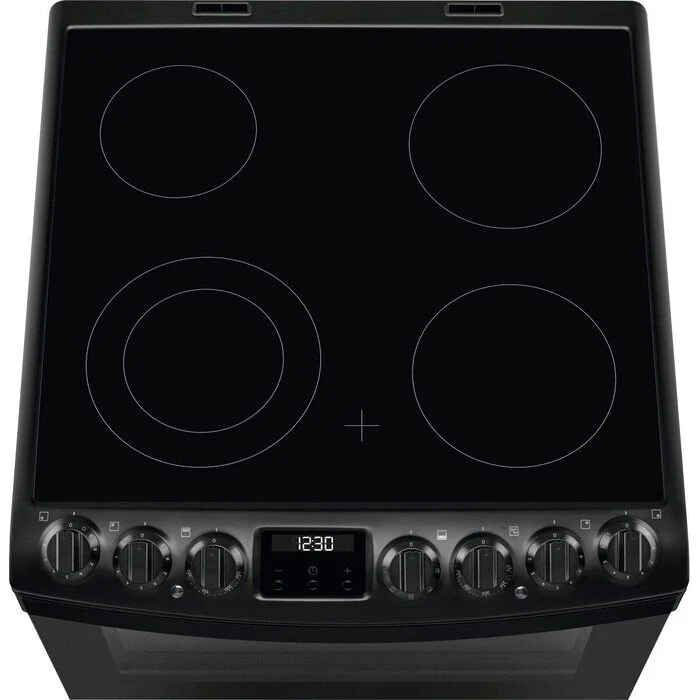 AEG CCB6741MCB 6000 Series Steam Bake 60cm Freestanding Electric Cooker with Ceramic Hob in Black - Image 2