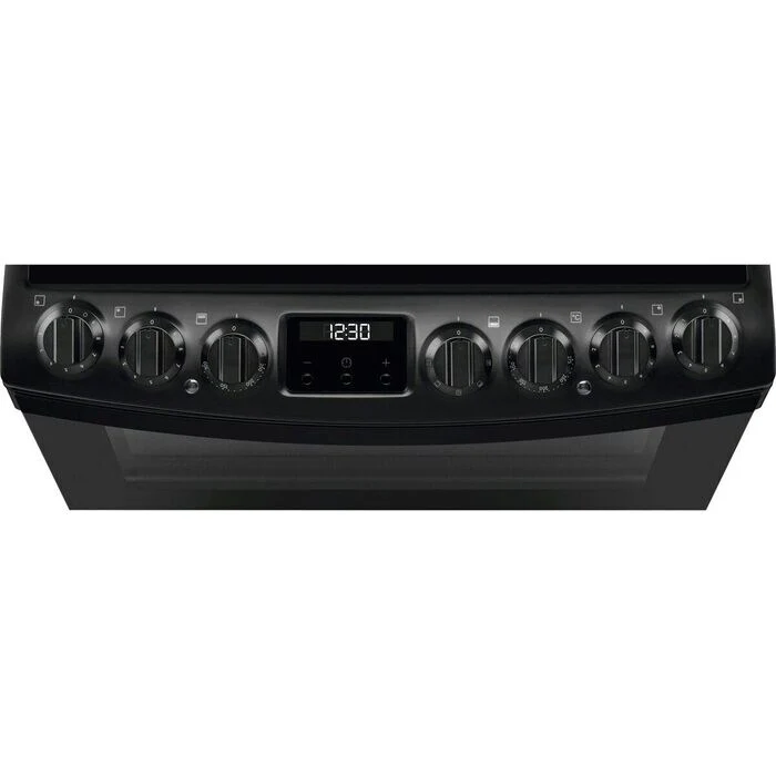 AEG CCB6741MCB 6000 Series Steam Bake 60cm Freestanding Electric Cooker with Ceramic Hob in Black - Image 3