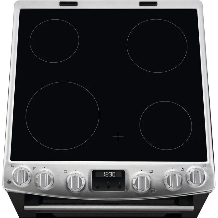 AEG CCX6540ACM 5000 Surround Cook 60cm Freestanding Electric Cooker with Ceramic Hob in Stainless Steel - Image 2