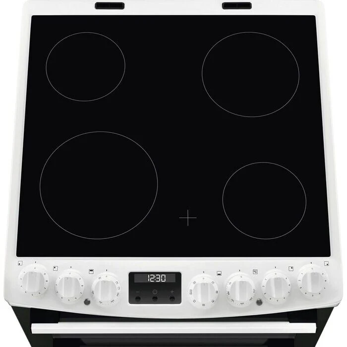 AEG CCX6740ACW 6000 Series Steam Bake 60cm Freestanding Electric Cooker with Ceramic Hob in White - Image 2