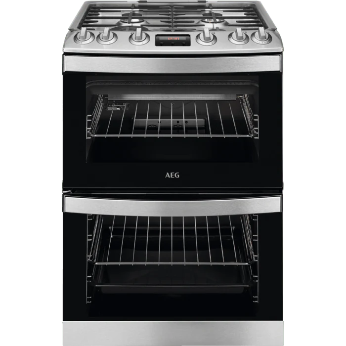 AEG CGB6130ACM Gas Cooker with Double Oven