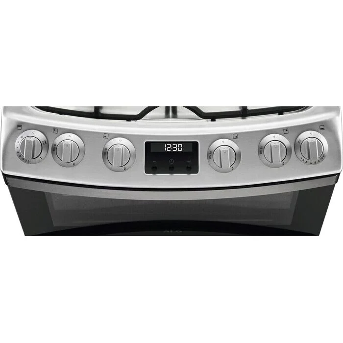 AEG CGB6131ACM 60cm Freestanding Gas Cooker with Double Oven in Stainless Steel - Image 3
