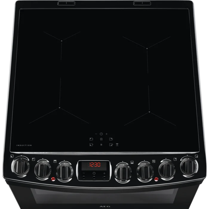AEG CIB6742ACB Induction Electric Cooker with Double Oven Black - Image 3