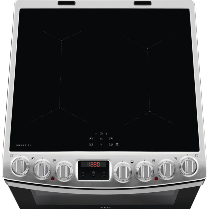 AEG CIB6742ACM Induction Electric Double Cooker Stainless Steel - Image 3