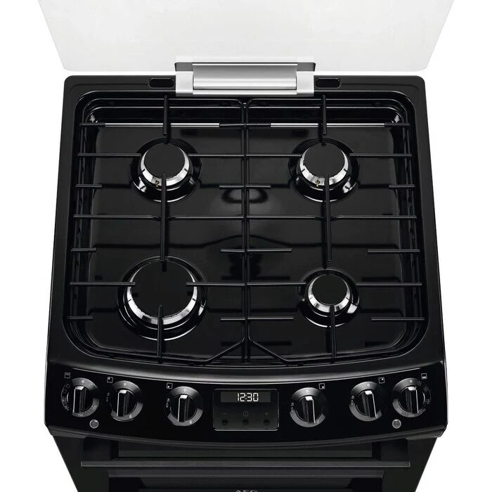 AEG CKX6540ACB 60cm 5000 Series Surround Cook Dual Fuel Freestanding Cooker With Double Oven in Black - Image 2