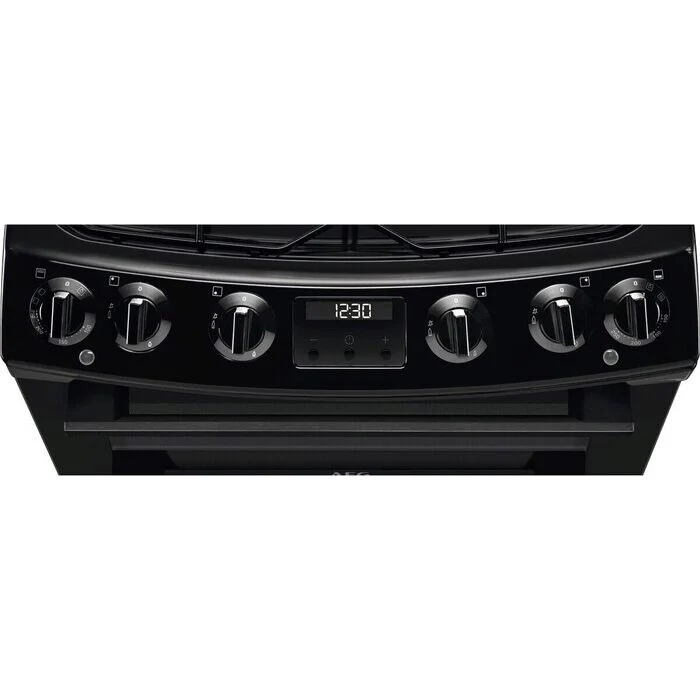 AEG CKX6540ACB 60cm 5000 Series Surround Cook Dual Fuel Freestanding Cooker With Double Oven in Black - Image 3