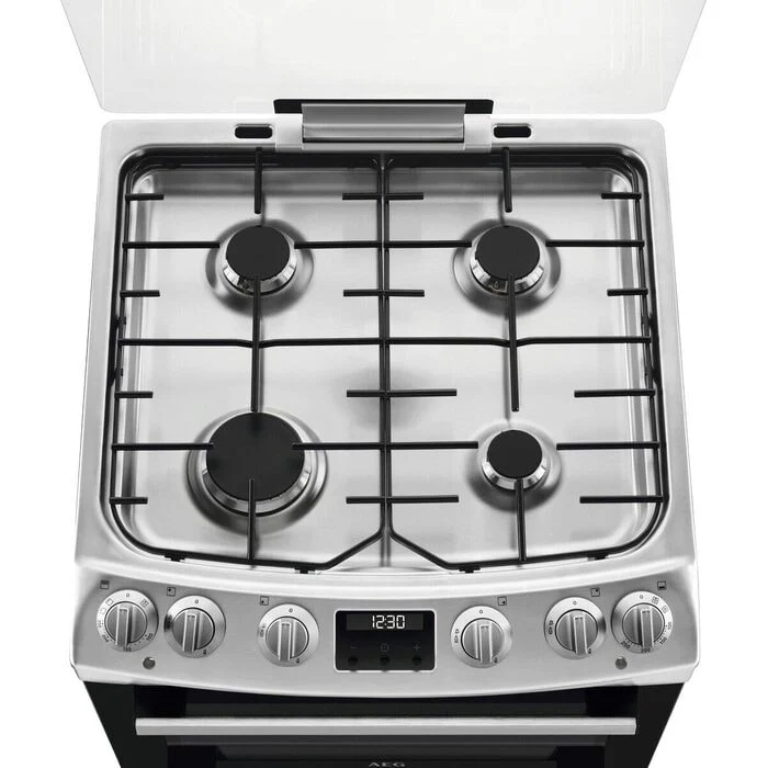 AEG CKX6540ACM 60cm 5000 Series Surround Cook Dual Fuel Freestanding Cooker With Double Oven in Stainless Steel - Image 2