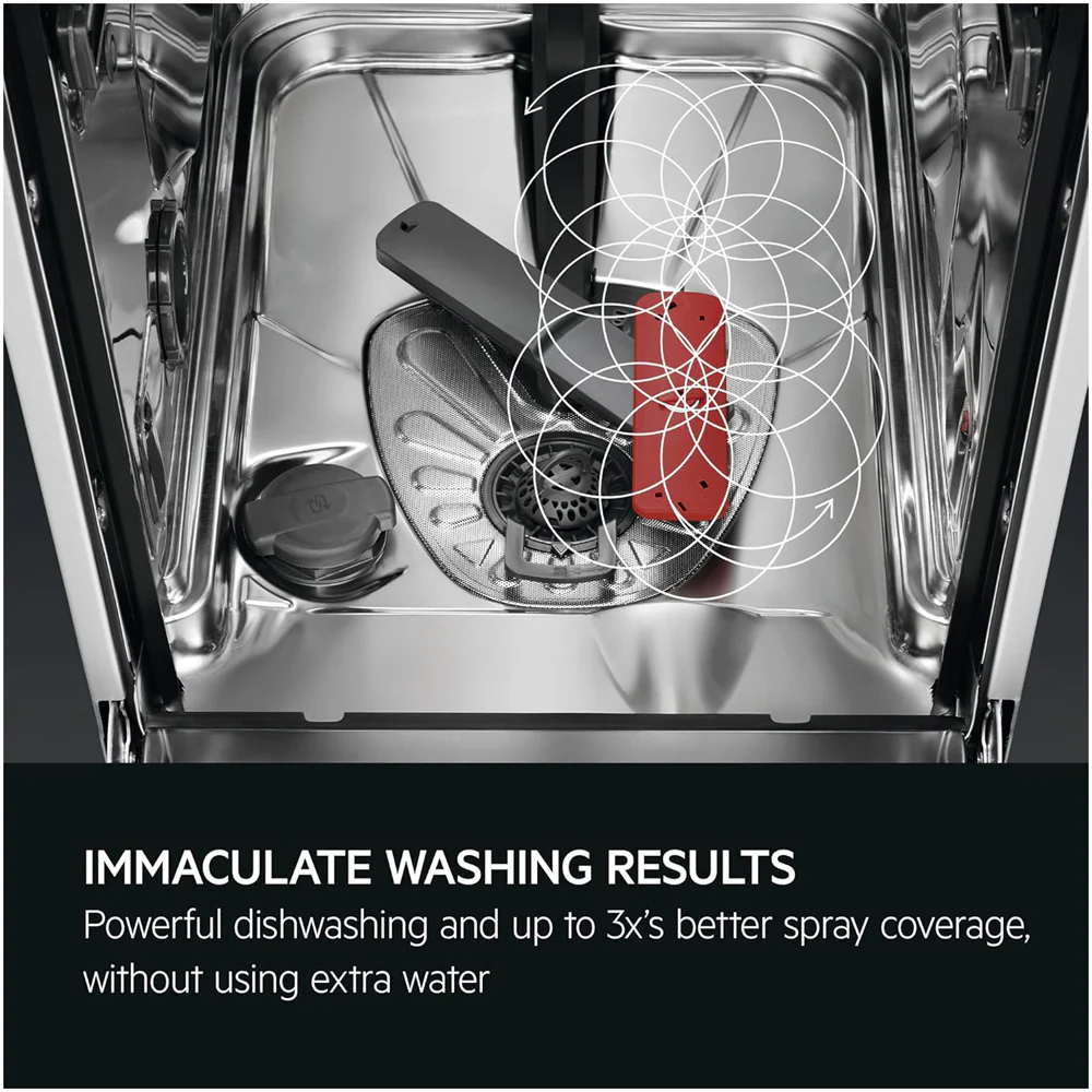 AEG FFB53617ZW Series 6000 SatelliteClean Freestanding Dishwasher 13 Place Settings White - Image 2