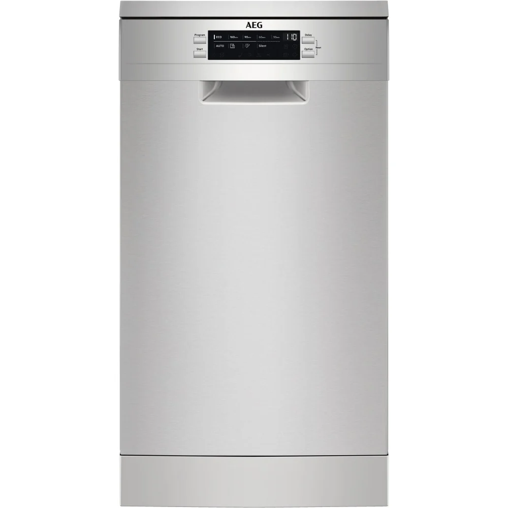 AEG FFB73527ZM Series 7000 GlassCare Freestanding Dishwasher 10 Place Settings Stainless Steel