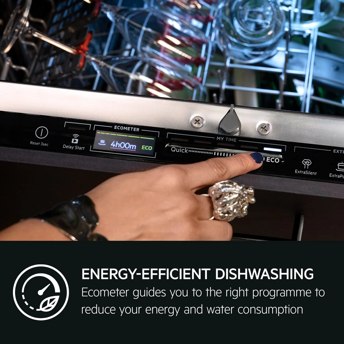 AEG FSS64907Z Series 6000 Fully Integrated Dishwasher White 14 Settings - Image 4