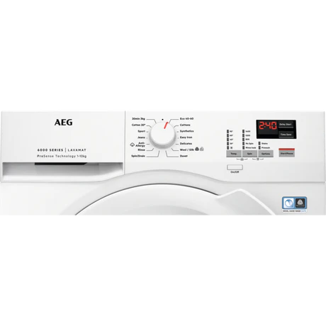 AEG L6FBK141B Series 6000 ProSense 10kg 1400 Spin Washing Machine White - Image 2
