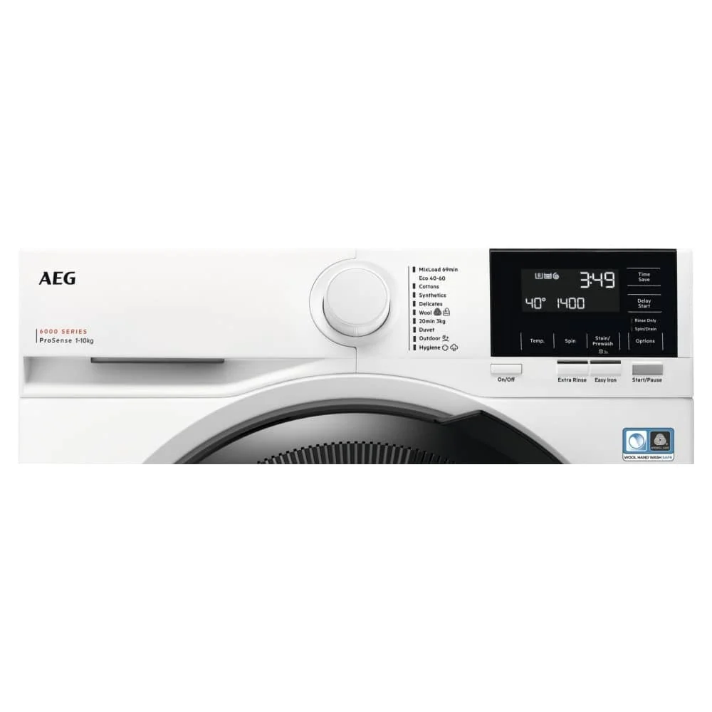 AEG LFR61144B Series 6000 ProSense 10kg 1400 Spin Washing Machine White - Image 3