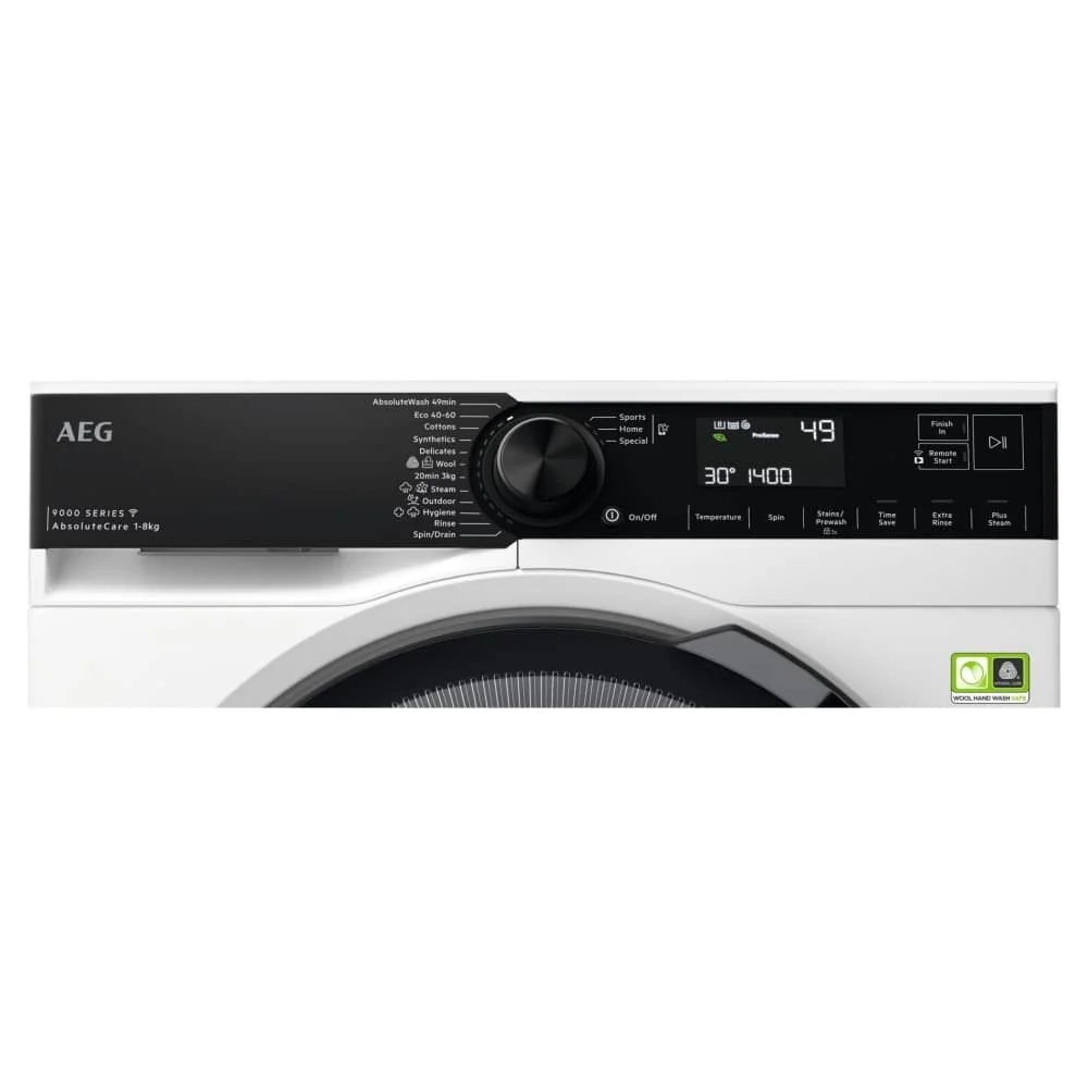 AEG LFR94846WS Series 9000 AbsoluteCare 8kg 1400 Spin Washing Machine White - Image 5