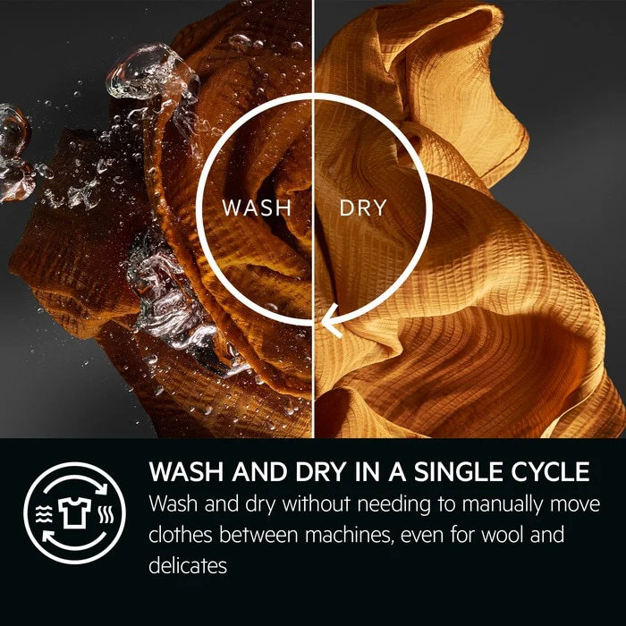 AEG LWR8496O5B 9kg+6kg 1600rpm Freestanding Washer Dryer - Image 6