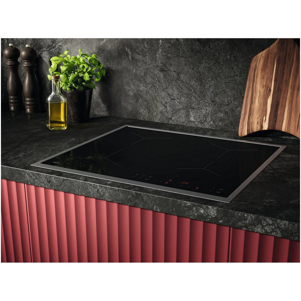 AEG Series 5000 TN64IA00XB 57.6cm 4 Zone Induction Hob Stainless Steel - Image 5