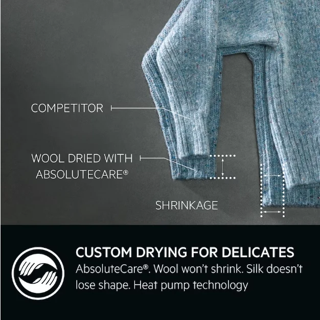 AEG TR819A4B Series 8000 AbsoluteCare Freestanding 9kg Heat Pump Tumble Dryer White - Image 3