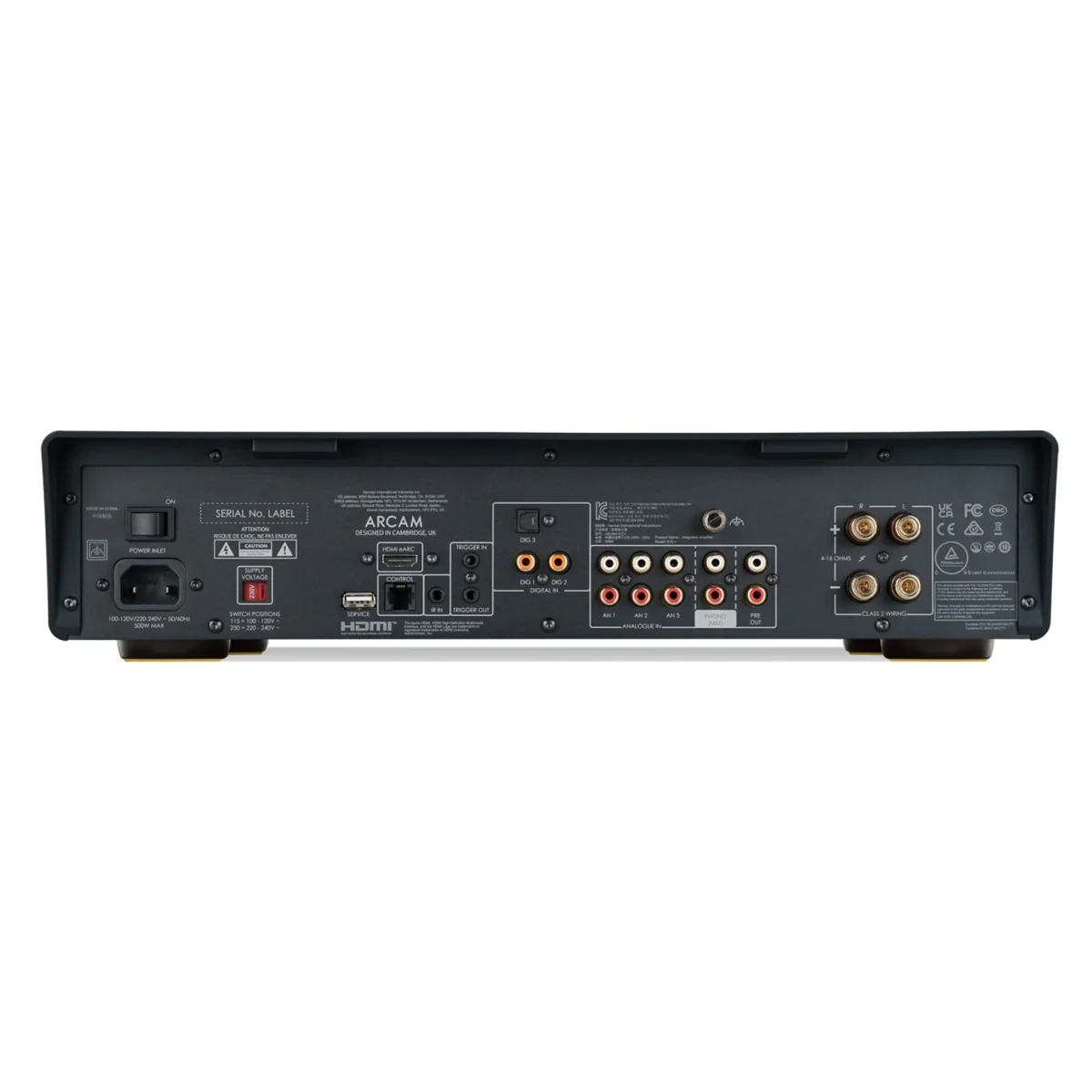 Arcam A15+ Integrated Amplifier with Acoustic Energy AE300 MKII Bookshelf Speakers Pair - Black - Image 4