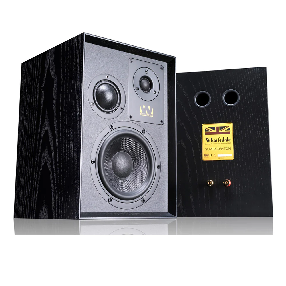 Arcam A5+ Integrated Amplifier with Wharfedale Super Denton Heritage Bookshelf Speakers Pair - Black - Image 3