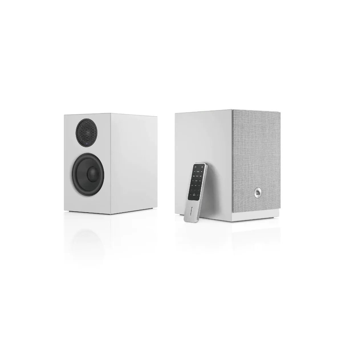 Audio Pro A28 W Wireless Multiroom Active Bookshelf Speakers Pair - White - Image 4