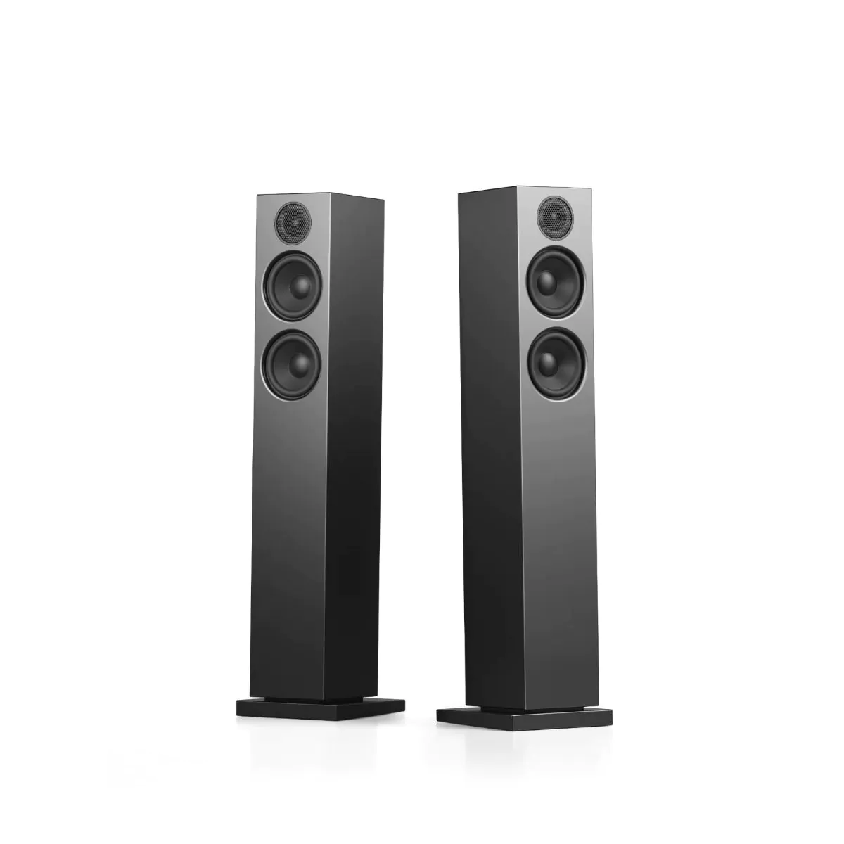Audio Pro A38 W Wireless Multiroom Bluetooth Floorstanding Speakers Pair Black - Image 2
