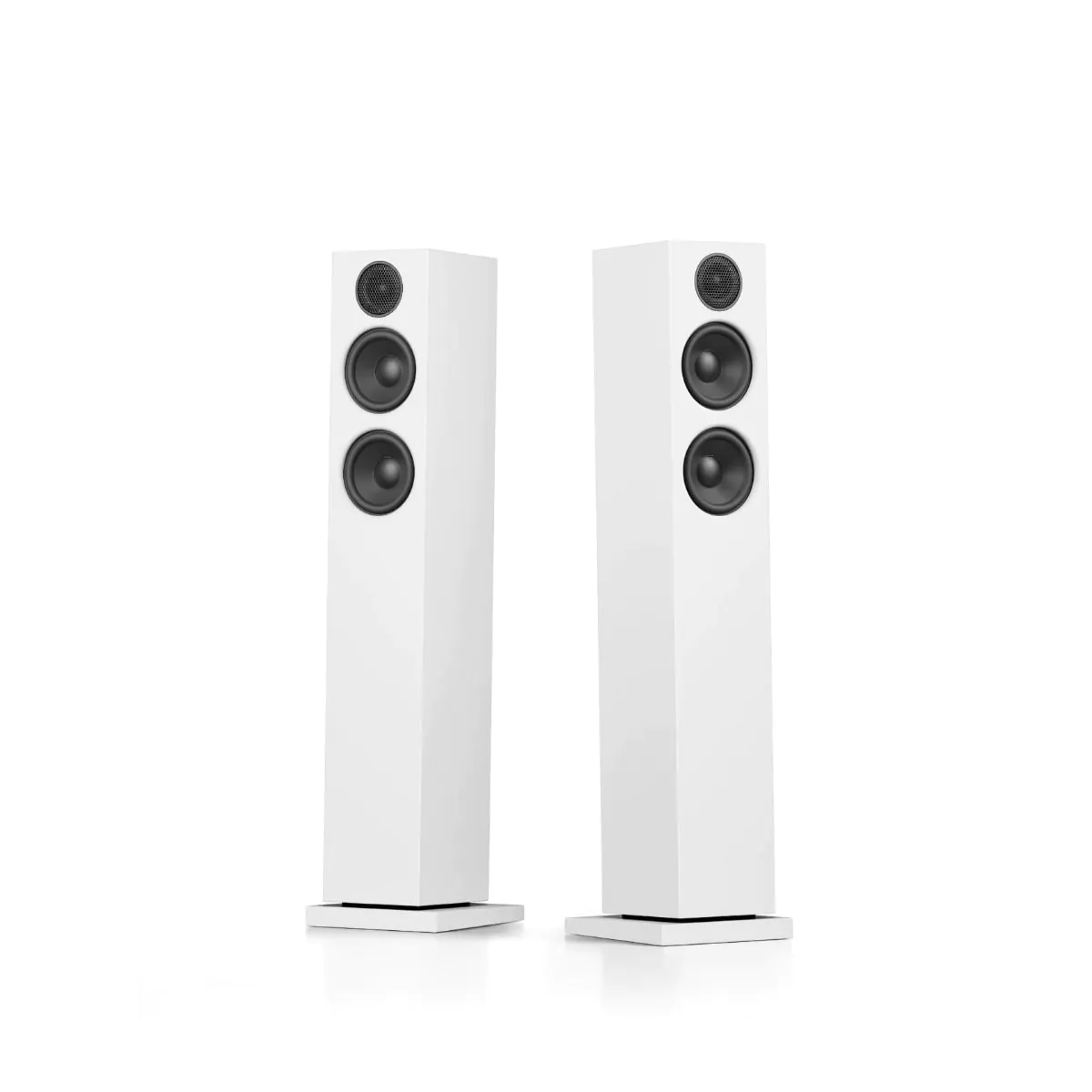 Audio Pro A38 W Wireless Multiroom Bluetooth Floorstanding Speakers Pair White - Image 2