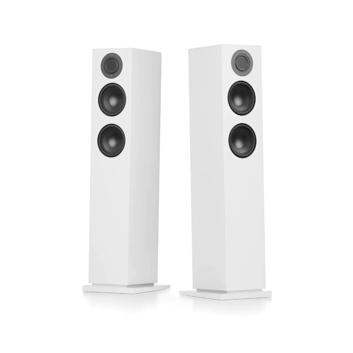 Audio Pro A48 W Wireless Multiroom Bluetooth Floorstanding Speakers Pair White - Image 3