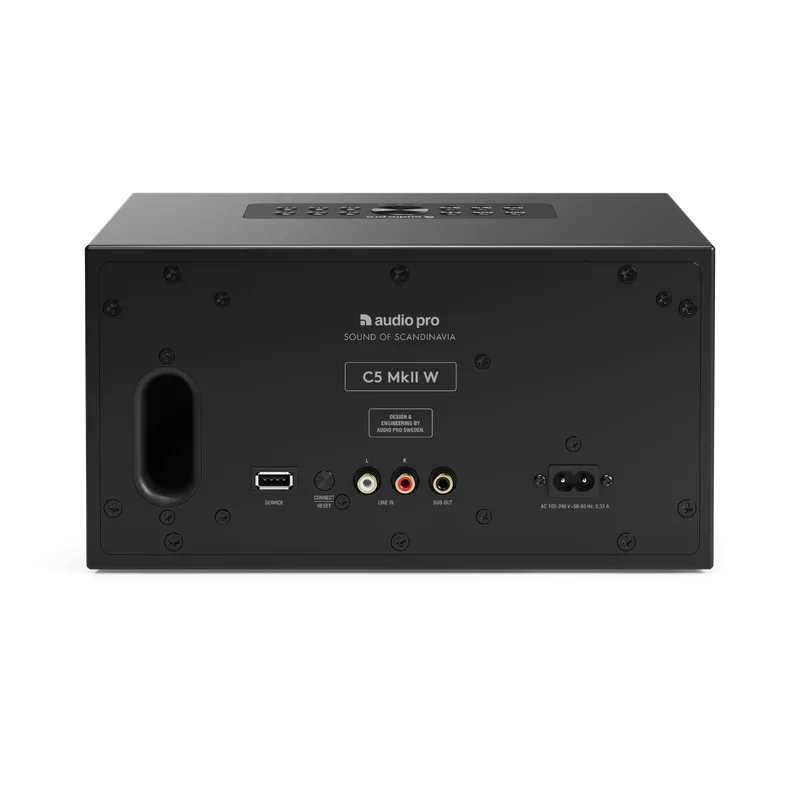 Audio Pro C5 MKII W Compact Wireless Multiroom Speaker Black - Image 5