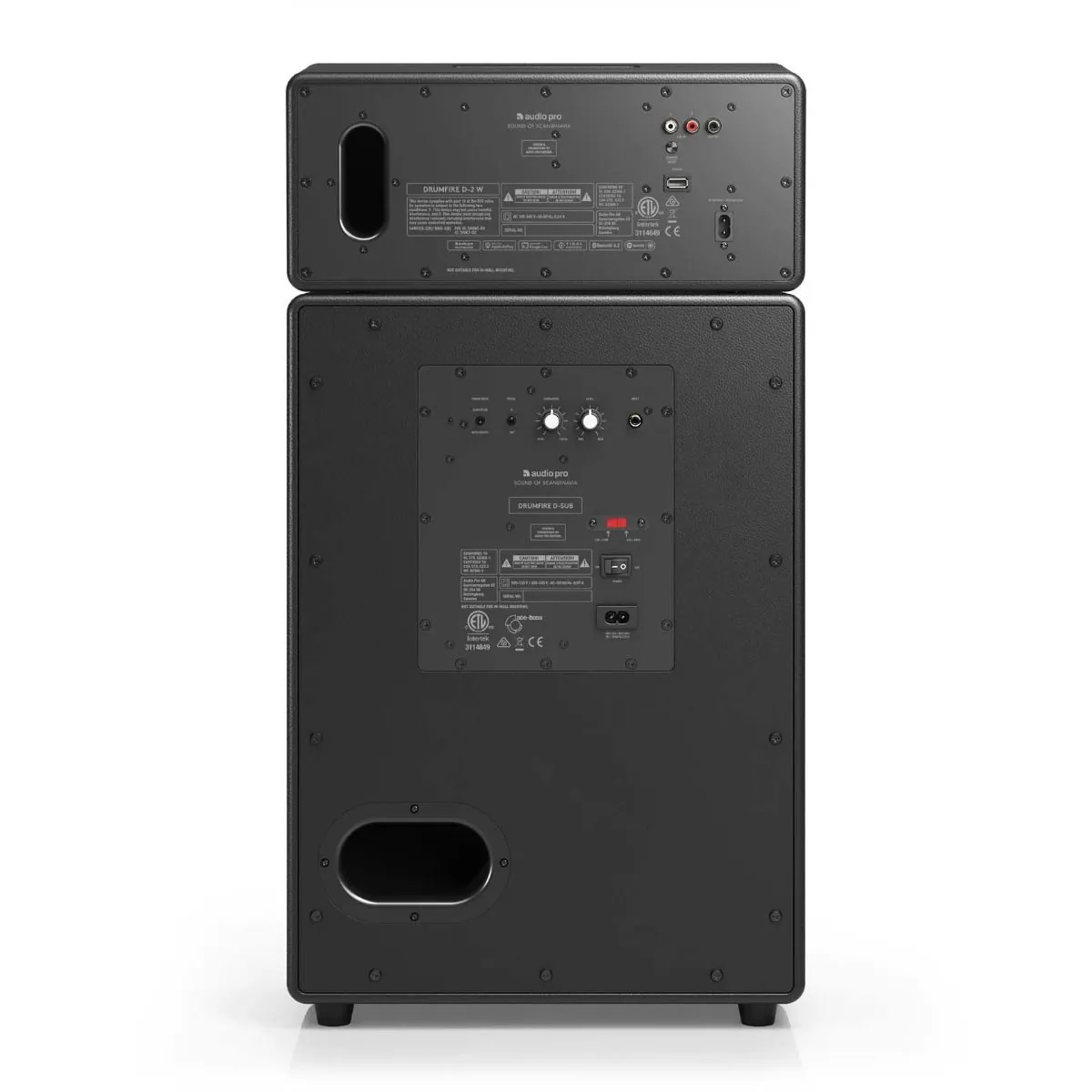 Audio Pro Drumfire II W Wireless Multiroom Speaker – Black - Image 3