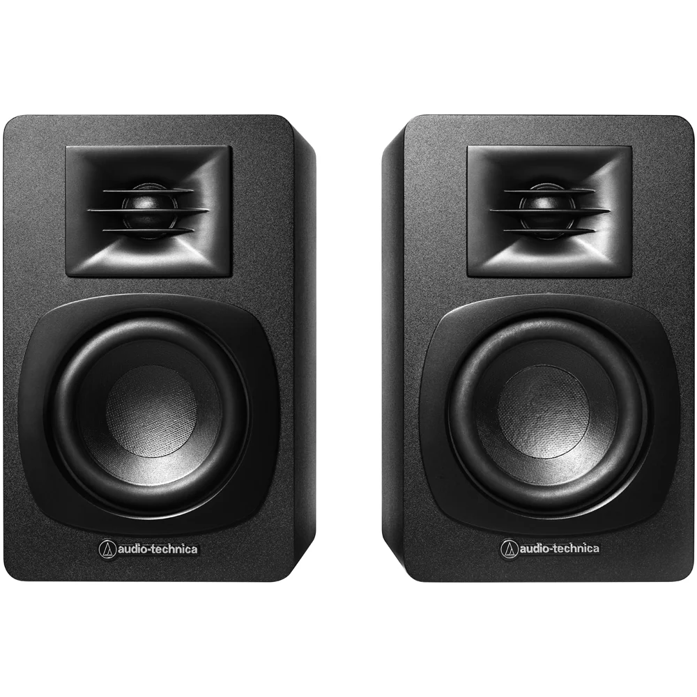 Audio Technica AT-LP120xBTUSB Direct Drive Turntable Bluetooth and USB with AT-SP3X Powered Bookshelf Speakers HiFi Package - Image 5