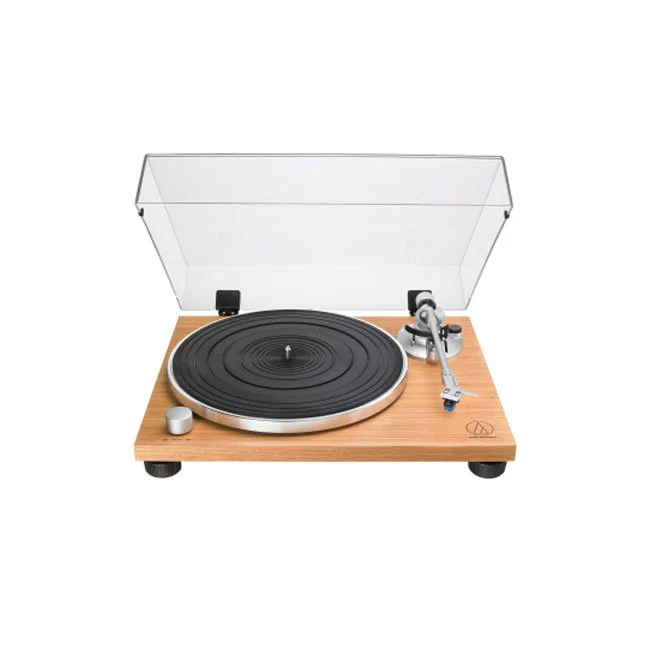 Audio Technica AT-LPW30TK Fully Manual Belt-Drive Wood Base Turntable Teak - Image 2
