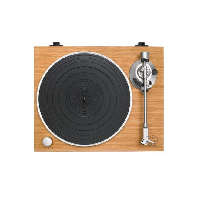 Audio Technica AT-LPW30TK Fully Manual Belt-Drive Wood Base Turntable Teak - Image 3