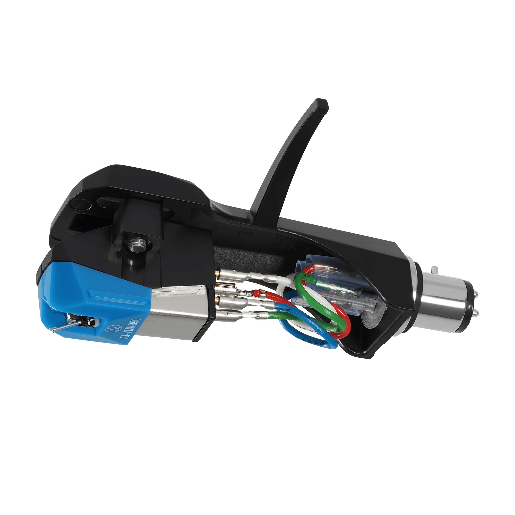 Audio Technica AT-VM95C/H VM95 Series Conical Stereo Cartridge on AT-HS6 Headshell