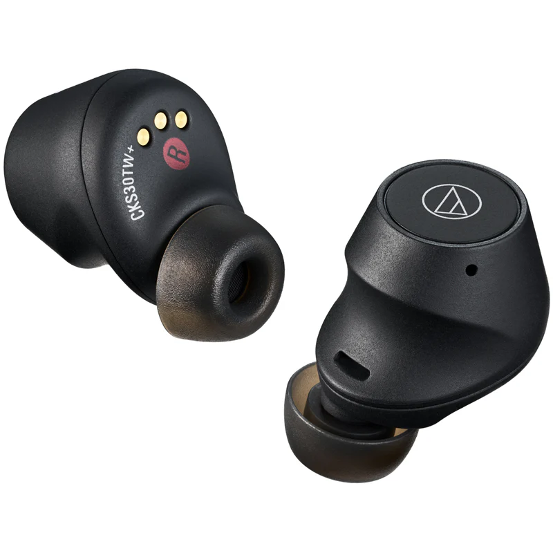 Audio Technica ATH-CKS30TW+ Noise Cancelling Wireless Earbuds Black - Image 2