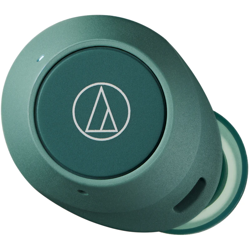 Audio Technica ATH-CKS30TW+ Noise Cancelling Wireless Earbuds Green - Image 3