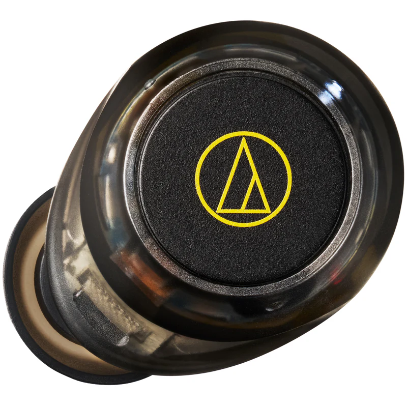 Audio Technica ATH-CKS30TW+ Noise Cancelling Wireless Earbuds Translucent Black - Image 3