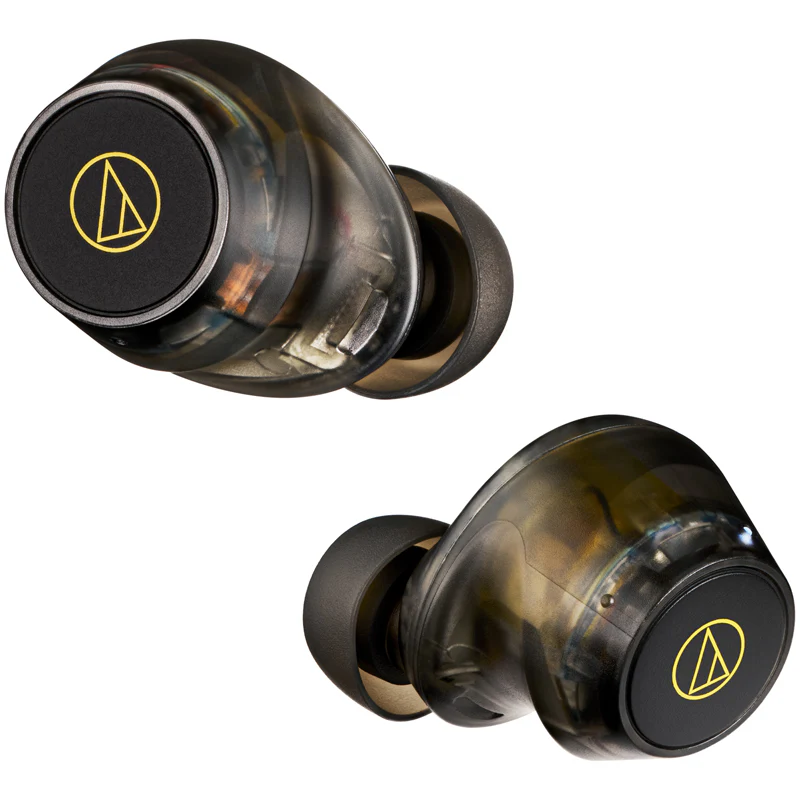 Audio Technica ATH-CKS30TW+ Noise Cancelling Wireless Earbuds Translucent Black - Image 8